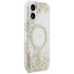 Guess Resin Bottom Glitter MagSafe iPhone 17 tok, arany