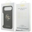 Guess Grained Big 4G & Classic Logo iPhone 17 Air tok, fekete
