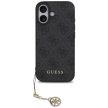 Guess 4G Charms Collection MagSafe case iPhone 17 tok, fekete