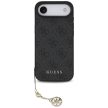 Guess 4G Charms Collection MagSafe case iPhone 17 Air tok, fekete