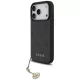 Guess 4G Charms Collection MagSafe case iPhone 17 Pro tok, fekete