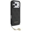 Guess 4G Charms Collection MagSafe case iPhone 17 Pro tok, fekete