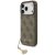 Guess 4G Charms Collection MagSafe case iPhone 17 Pro tok, barna