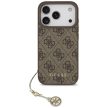 Guess 4G Charms Collection MagSafe case iPhone 17 Pro tok, barna