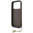Guess 4G Charms Collection MagSafe case iPhone 17 Pro tok, barna