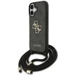 Guess 4G Big Logo Cord Stap Crossbody iPhone 17 tok, fekete