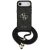 Guess 4G Big Logo Cord Stap Crossbody iPhone 17 Air tok, fekete