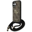 Guess 4G Big Logo Cord Stap Crossbody iPhone 17 tok, barna