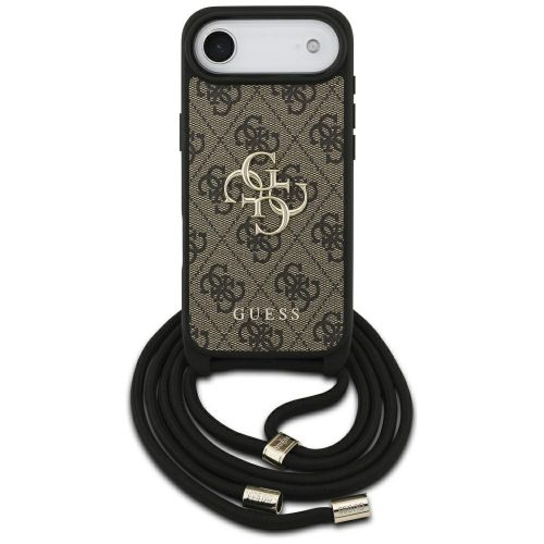 Guess 4G Big Logo Cord Stap Crossbody iPhone 17 Air tok, barna