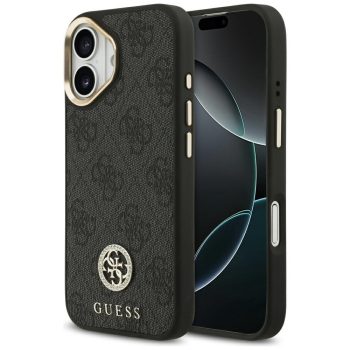 Guess 4G Strass Logo MagSafe iPhone 17 tok, fekete