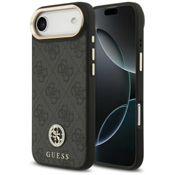 Guess 4G Strass Logo MagSafe iPhone 17 Air tok, fekete