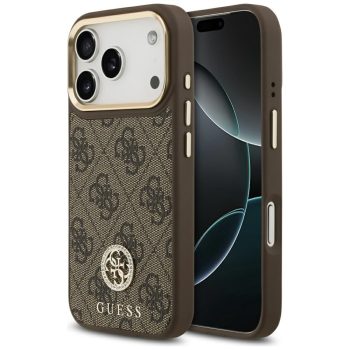Guess 4G Strass Logo MagSafe iPhone 17 Pro tok, barna