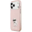 Karl Lagerfeld IML Aquarelle Choupette & Logo MagSafe iPhone 17 Pro Max tok, rózsaszín