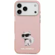 Karl Lagerfeld IML Aquarelle Choupette & Logo MagSafe iPhone 17 Pro Max tok, rózsaszín