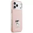 Karl Lagerfeld IML Aquarelle Choupette & Logo MagSafe iPhone 17 Pro Max tok, rózsaszín