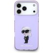 Karl Lagerfeld IML Aquarelle Karl & Choupette & Logo MagSafe Case iPhone 17 Pro Max tok, lila