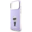 Karl Lagerfeld IML Aquarelle Karl & Choupette & Logo MagSafe Case iPhone 17 Pro Max tok, lila