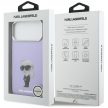 Karl Lagerfeld IML Aquarelle Karl & Choupette & Logo MagSafe Case iPhone 17 Pro Max tok, lila
