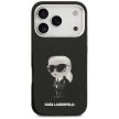 Karl Lagerfeld IML Aquarelle Karl & Logo MagSafe Case iPhone 17 Pro tok, fekete