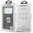 Karl Lagerfeld IML Aquarelle Karl & Logo MagSafe Case iPhone 17 Pro tok, fekete