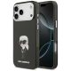 Karl Lagerfeld IML Aquarelle Karl & Logo MagSafe Case iPhone 17 Pro Max tok, fekete