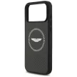 Aston Martin HC Kevlar Counter Design MagSafe iPhone 17 Pro Max tok, fekete