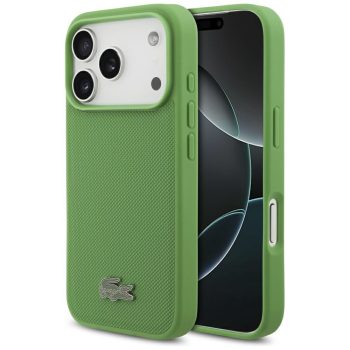   Lacoste Petit Pique Lacquer Logo MagSafe case iPhone 17 Pro tok, zöld