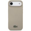 Lacoste Petit Pique Lacquer Logo MagSafe iPhone 17 Air tok, bézs