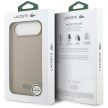 Lacoste Petit Pique Lacquer Logo MagSafe iPhone 17 Air tok, bézs