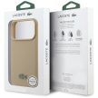 Lacoste Petit Pique Lacquer Logo MagSafe case iPhone 17 Pro tok, bézs