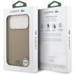 Lacoste Petit Pique Lacquer Logo MagSafe case iPhone 17 Pro Max tok, bézs