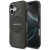 AMG Double Layer tok, átlátszó Graphics MagSafe iPhone 17 tok, fekete