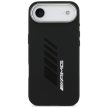 AMG Silicone Oversize Rhombs MagSafe Case iPhone 17 Air tok, fekete