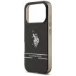 US Polo DH and Bottom Stripe Logo MagSafe Case iPhone 17 Pro tok, fekete