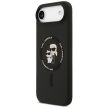 Karl Lagerfeld Silicone Karl&Choupette Ring MagSafe iPhone 17 Air tok, fekete
