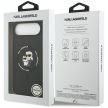 Karl Lagerfeld Silicone Karl&Choupette Ring MagSafe iPhone 17 Air tok, fekete