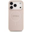 Guess Saffiano Classic Logo MagSafe iPhone 17 Pro tok, rózsaszín