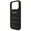 AMG Leather Debossed Lines Logo Case iPhone 17 Pro tok, fekete