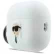 Karl Lagerfeld Silicone Karl Head 3D Case AirPods Pro 3, tok, fehér