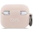 Karl Lagerfeld Case Silicone Chaupette Head 3D AirPods Pro 3, tok, rózsaszín