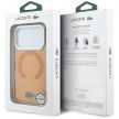 Lacoste Shockproof tok, átlátszó Frosted MagSafe Case iPhone 17 Pro tok, narancs