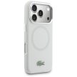 Lacoste HC Silicone Metal Logo MagSafe Case iPhone 17 Pro Max tok, szürke