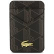 Lacoste Case + Wallet Set PVC Blend MagSafe iPhone 17 Pro tok, barna