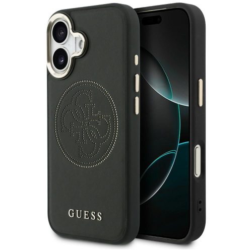 Guess Perforated 4G MagSafe iPhone 17 tok, fekete