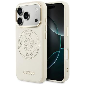 Guess Perforated 4G MagSafe iPhone 17 Pro tok, bézs