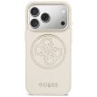 Guess Perforated 4G MagSafe iPhone 17 Pro tok, bézs
