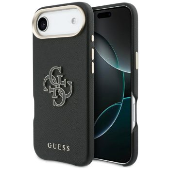   GUESS iPhone 17 Air GUHCP17M5PS4RGGK (PU FW Resin Logo) tok, fekete