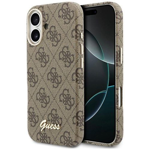 GUESS iPhone 17 MagSafe GUHMP17S5P4FWMSW (PU FW 4G Script) tok, barna