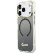GUESS iPhone 17 Pro MagSafe GUHMP17L5HTGMCSK (IML Gradient Script Metal) tok, fekete