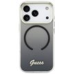 Guess IML Gradient Script Metal MagSafe iPhone 17 Pro Max tok, fekete